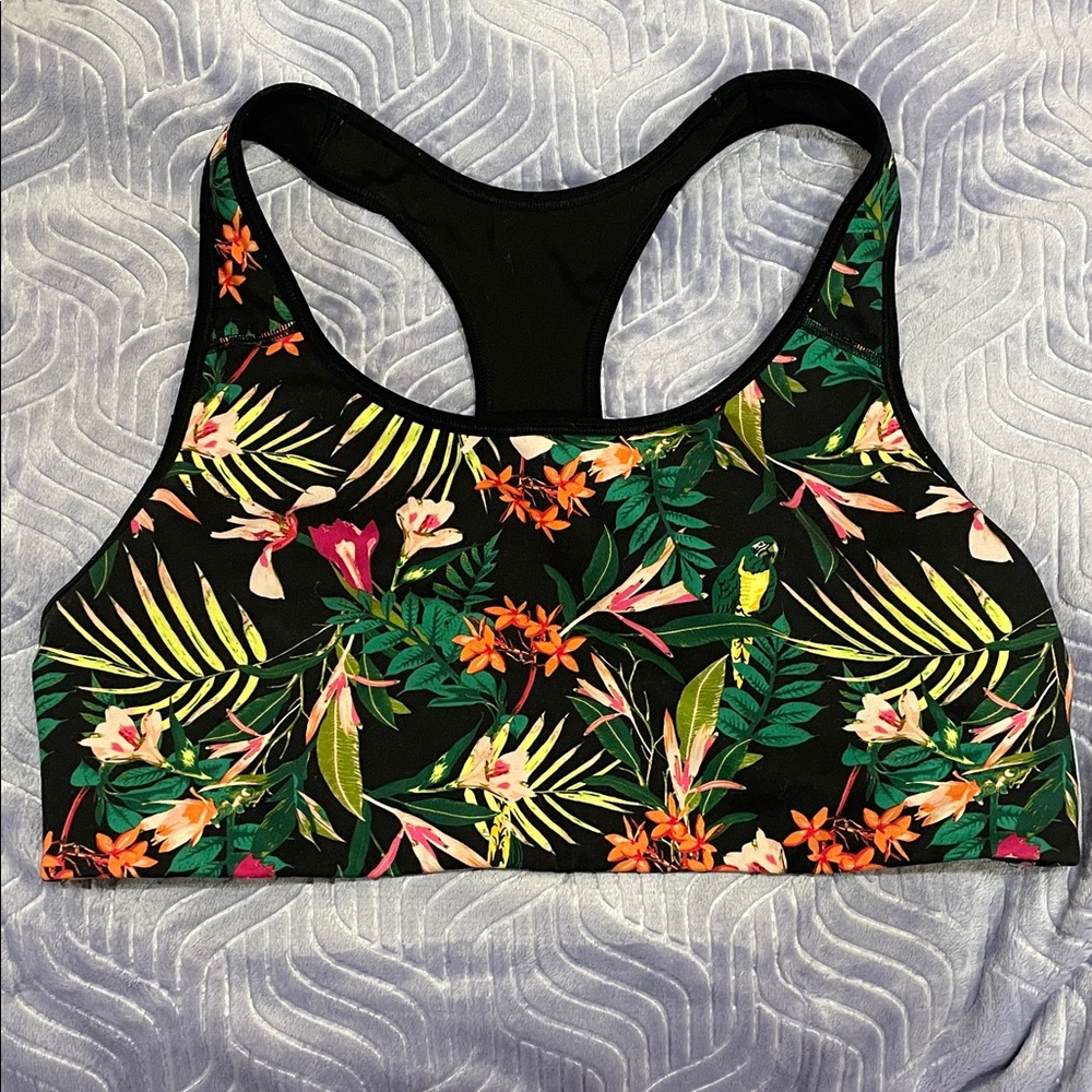 Old Navy Tropical Floral Sports Bra